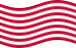 Agitar la bandera Sons of Liberty (EE. UU. h. 1765, 13 franjas) estática