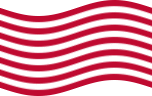 Agitar la bandera Sons of Liberty (EE. UU. h. 1765, 13 franjas) estática