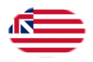 Grand Union (EE. UU. 1775-1777)-Bandera como viñeta ovalada