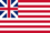 Grand Union (EE. UU. 1775-1777)-Bandera rectangular
