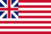 Grand Union (EE. UU. 1775-1777)-Bandera rectangular