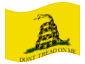 Bandera animada Gadsden (EE. UU. h. 1775)