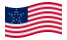 Great Star (EE. UU. 1818-1819)-Se agita la bandera