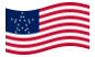 Great Star (EE. UU. 1818-1819)-Se agita la bandera