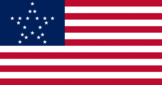 Great Star (EE. UU. 1818-1819)-Bandera rectangular