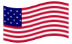 Bandera animada Star-Spangled Banner (EE. UU. 1795-1818)