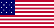 Star-Spangled Banner (EE. UU. 1795-1818)-Bandera rectangular