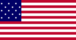 Star-Spangled Banner (EE. UU. 1795-1818)-Bandera rectangular