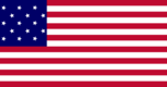 Star-Spangled Banner (EE. UU. 1795-1818)-Bandera rectangular