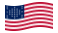 Fort Sumter (EE. UU. 1861)-Se agita la bandera