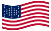 Bandera animada Fort Sumter (EE. UU. 1861)