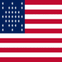 Fort Sumter (EE. UU. 1861)-Cuadro de la bandera