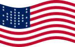 Agitar la bandera Fort Sumter (EE. UU. 1861) estática