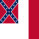 Blood-Stained Banner (Estados Confederados 1865)-Cuadro de la bandera
