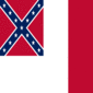 Blood-Stained Banner (Estados Confederados 1865)-Cuadro de la bandera