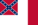 Blood-Stained Banner (Estados Confederados 1865)-Bandera rectangular