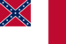Blood-Stained Banner (Estados Confederados 1865)-Bandera rectangular