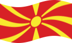Agitar la bandera Macedonia estática