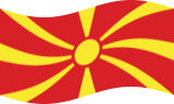 Agitar la bandera Macedonia estática