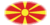 Macedonia-Bandera como viñeta ovalada