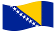 Bandera animada Bosnia y Herzegovina
