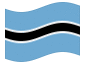 Bandera animada Botsuana