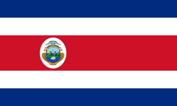 Bandera Costa Rica