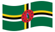 Bandera animada Dominica