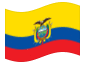 Bandera animada Ecuador
