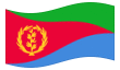 Bandera animada Eritrea