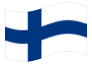 Bandera animada Finlandia
