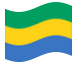 Bandera animada Gabón
