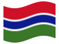 Bandera animada Gambia