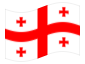 Bandera animada Georgia