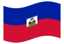 Bandera animada Haití