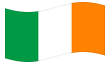 Bandera animada Irlanda