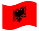 Bandera animada Albania