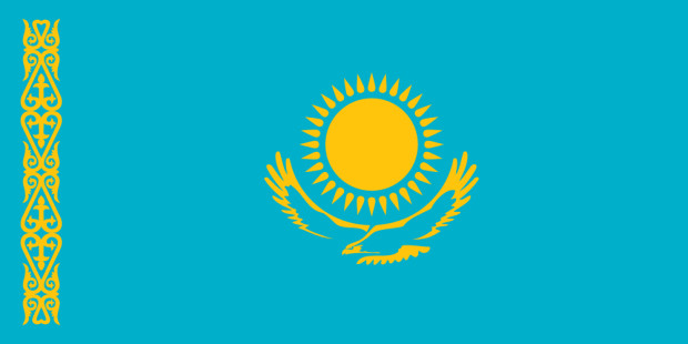 Bandera Kazajstán