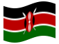 Bandera animada Kenia