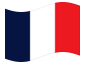 Bandera animada Francia