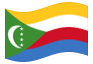 Bandera animada Comoras