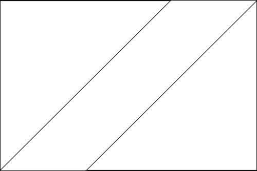 Contorno de la bandera de Congo (República del) para colorear