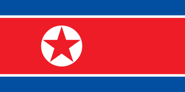 Bandera Corea del Norte