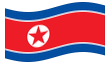 Bandera animada Corea del Norte
