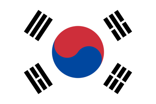 Bandera Corea del Sur, Bandera Corea del Sur