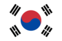 Gráficos de bandera Corea del Sur