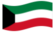 Bandera animada Kuwait