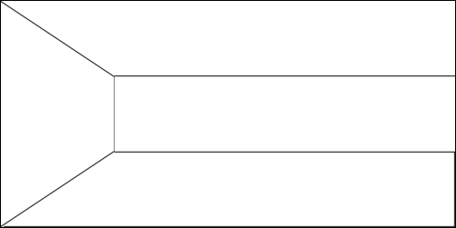 Contorno de la bandera de Kuwait para colorear