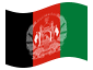 Bandera animada Afganistán