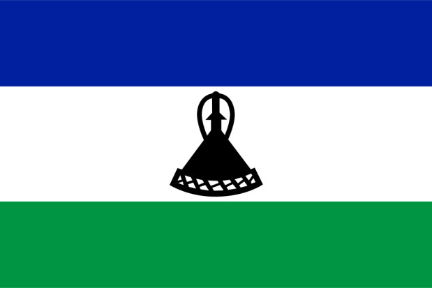 Bandera Lesotho, Bandera Lesotho